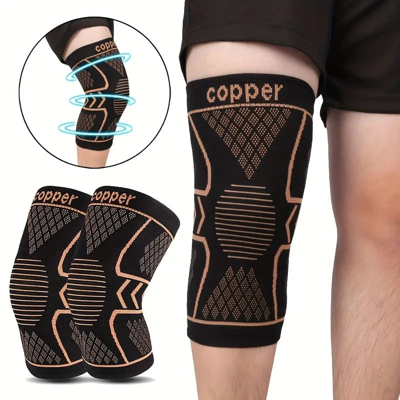 CopperFlex™ Kompressionsknästöd 2-pack