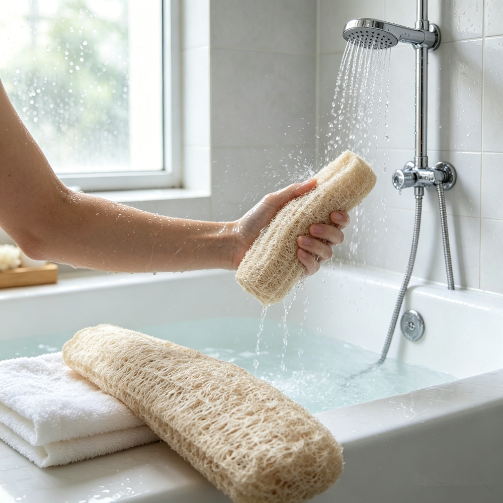 Naturvänlig loofahsvamp 2-pack