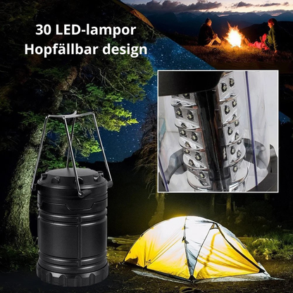 SolarGuard™ Campinglampa & Ficklampa