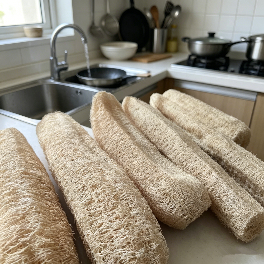 Naturvänlig loofahsvamp 2-pack