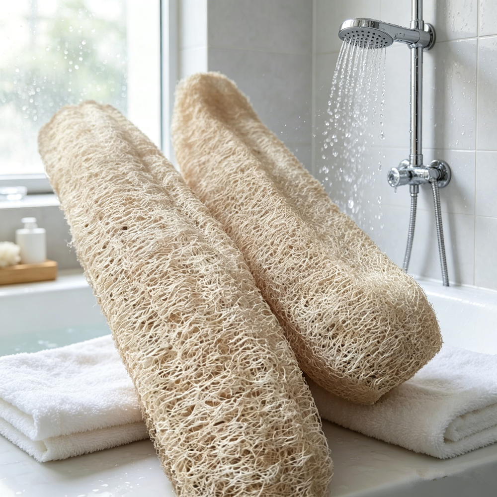 Naturvänlig loofahsvamp 2-pack