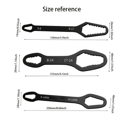 MultiGrip - Universalnyckel 3-Pack