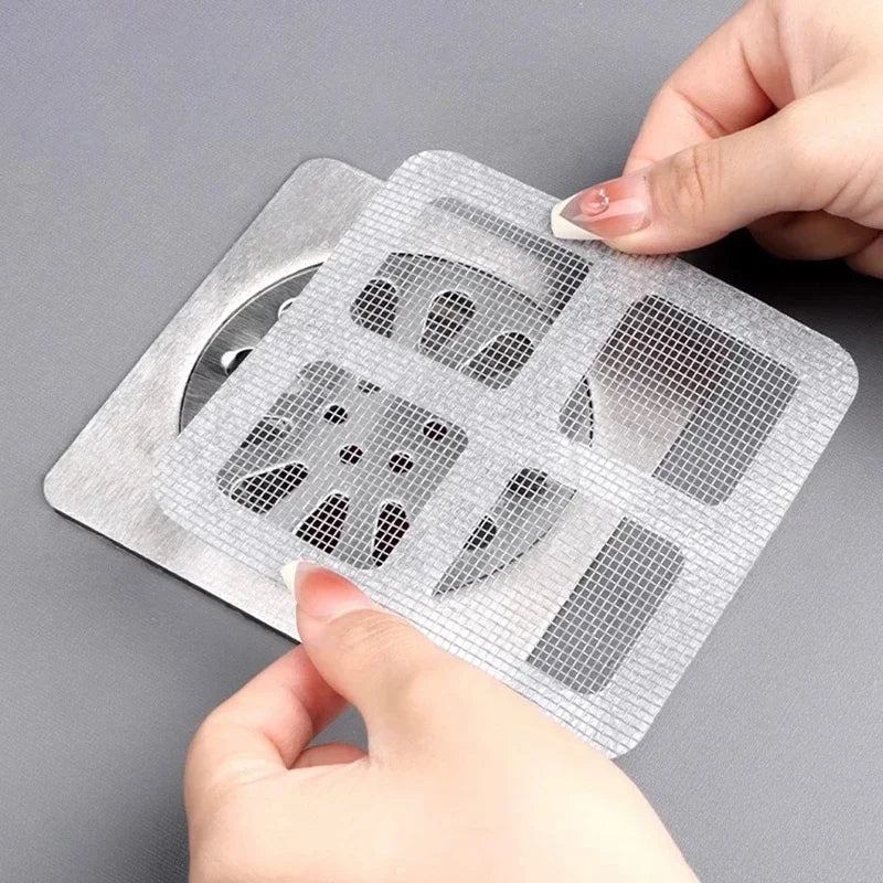 Filtros de ralo de chão, pack de 100