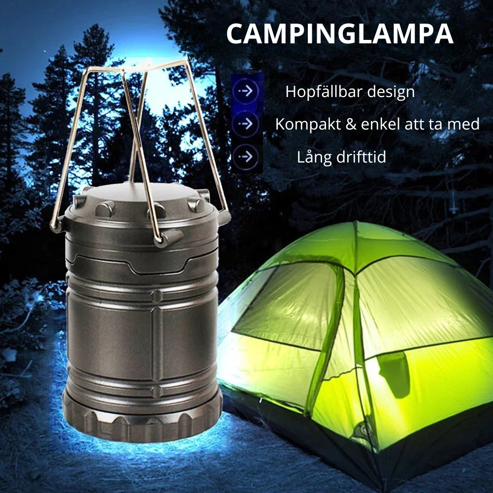 SolarGuard™ Campinglampa & Ficklampa