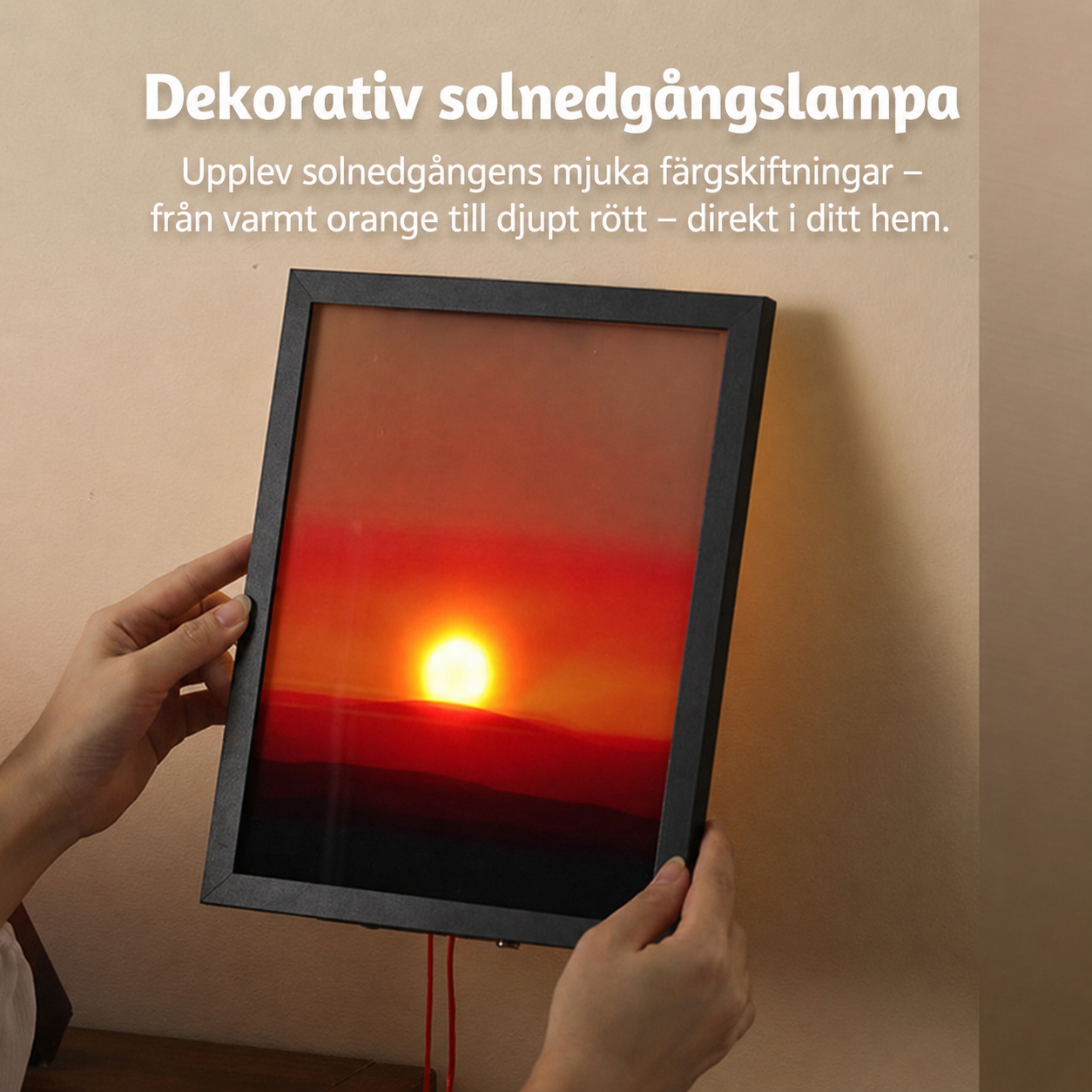 Sunset Motion™ Solnedgångs lampa