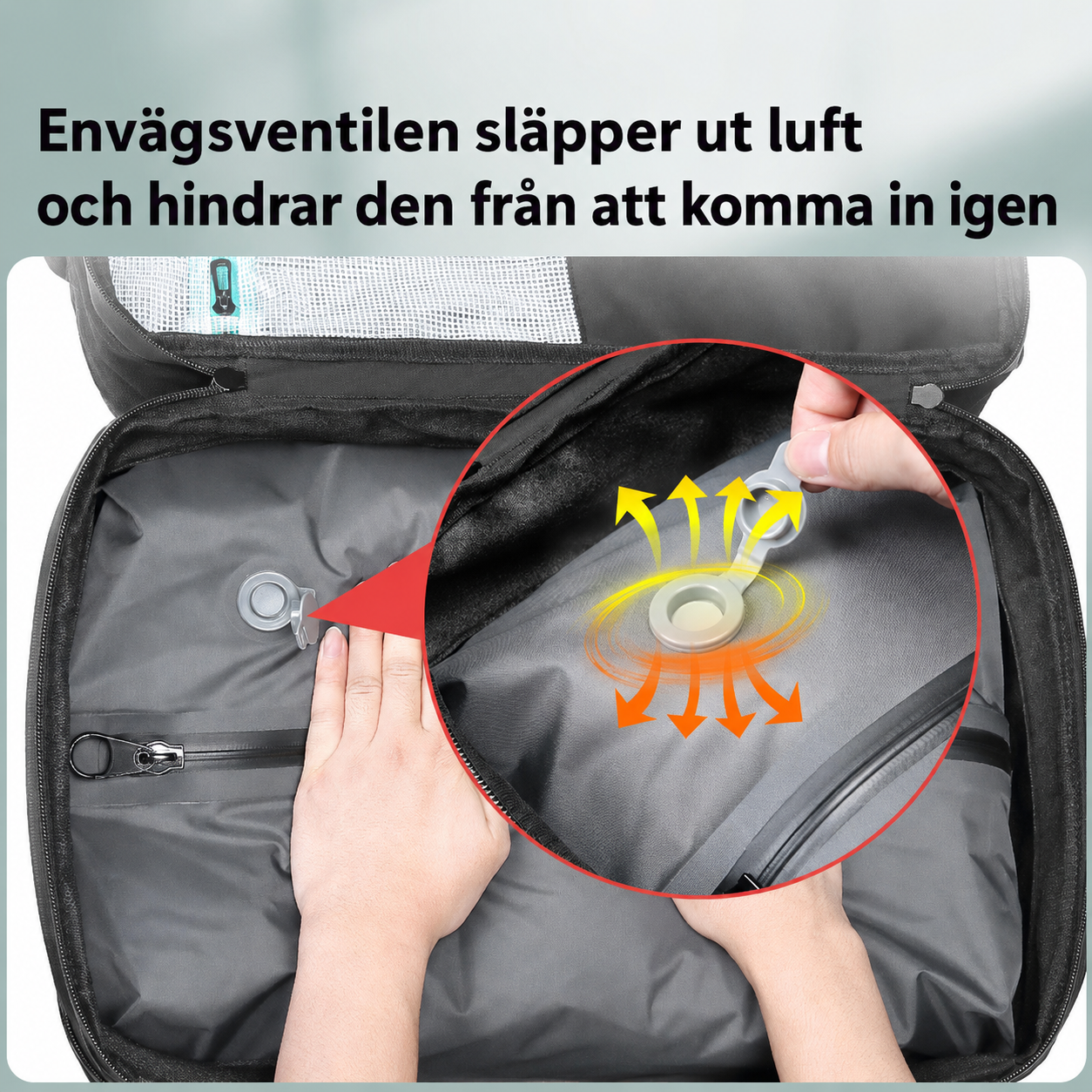Vakuumryggsäck 20–35 L