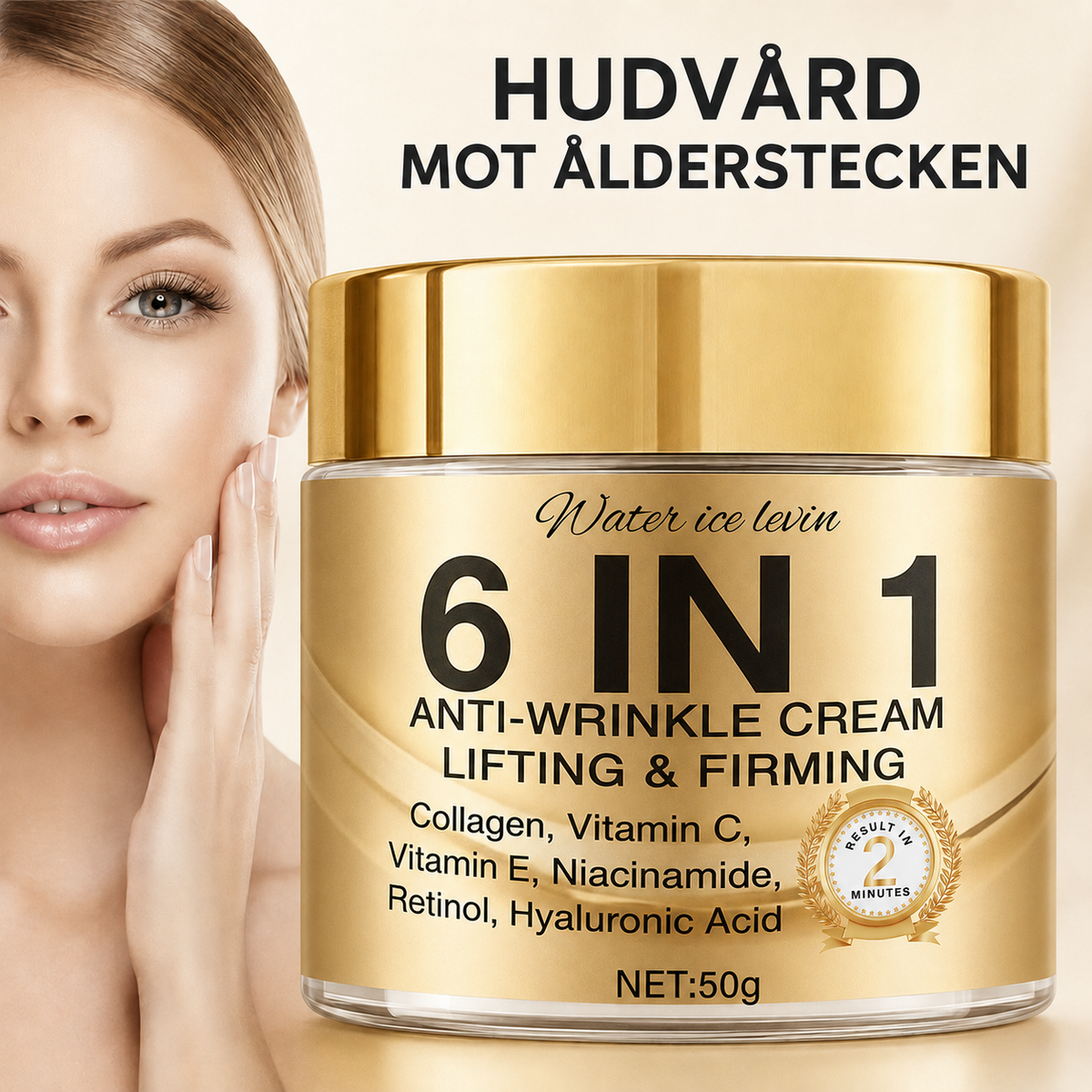 6‑i‑1 antirynk kräm 50 g