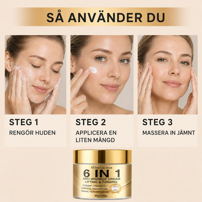 6‑i‑1 antirynk kräm 50 g