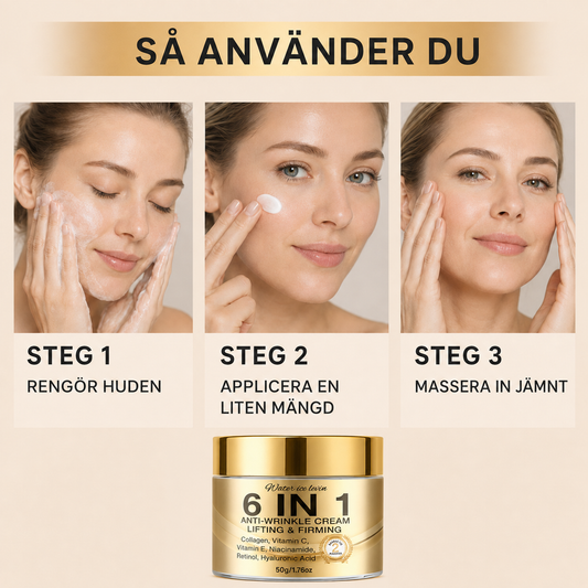 6‑i‑1 antirynk kräm 50 g
