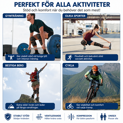 CopperFlex™ Kompressionsknästöd 2-pack