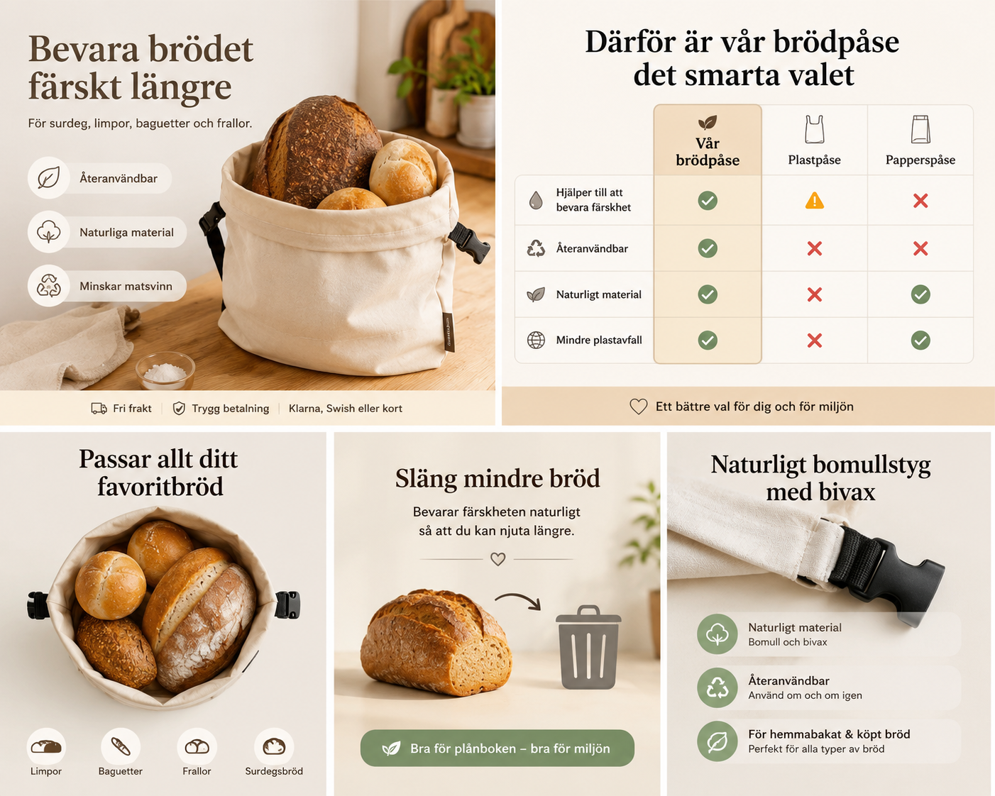 FreshKeep™ Brödpåse