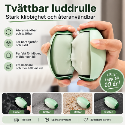 CleanRoll™ Återanvändbar Luddrulle