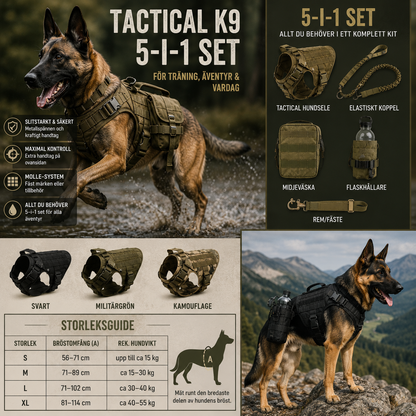 Tactical K9 Hundsele
