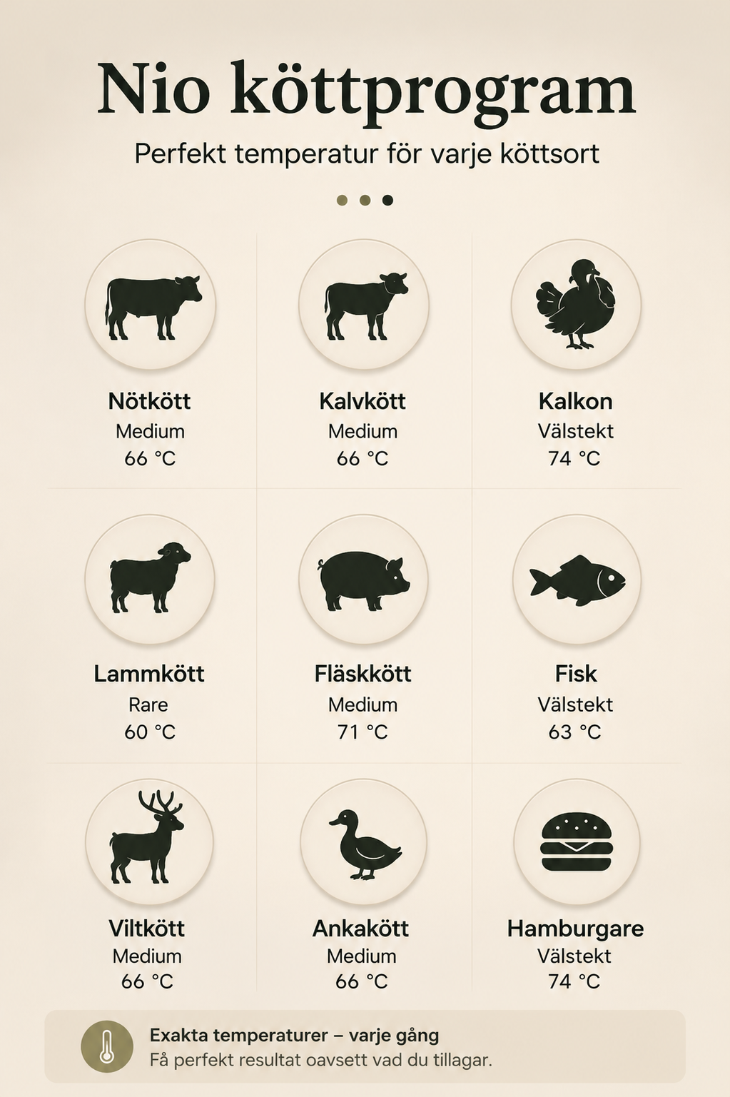 Trådlös Stektermometer med App