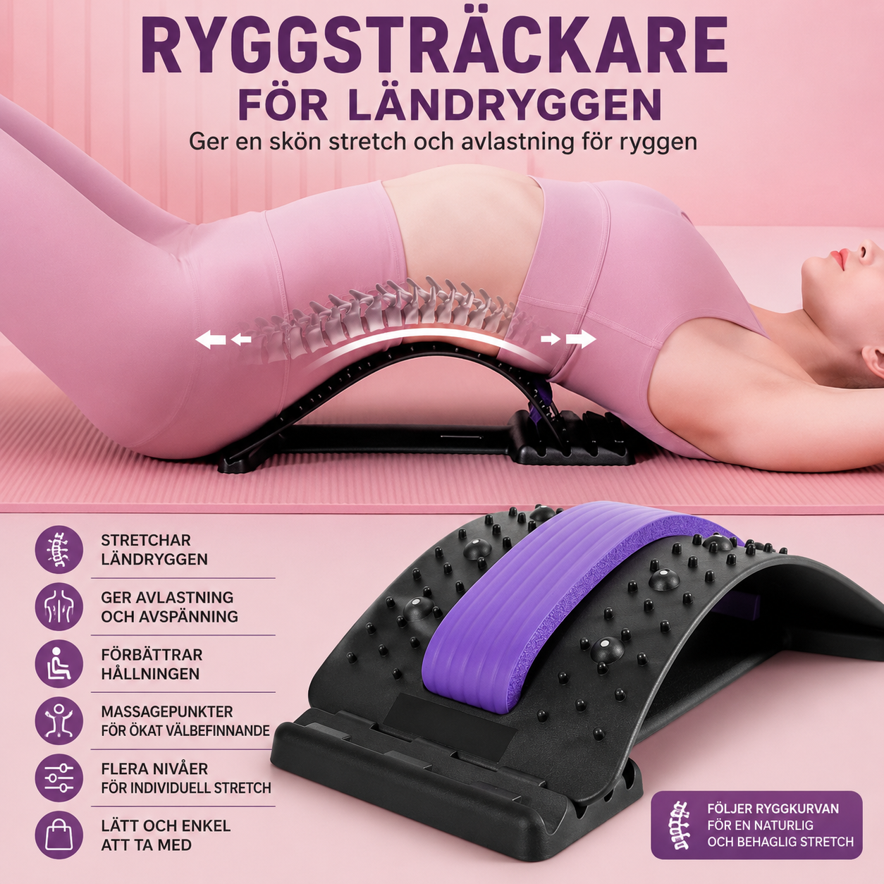 Ryggsträckare – Stretch & Avslappning