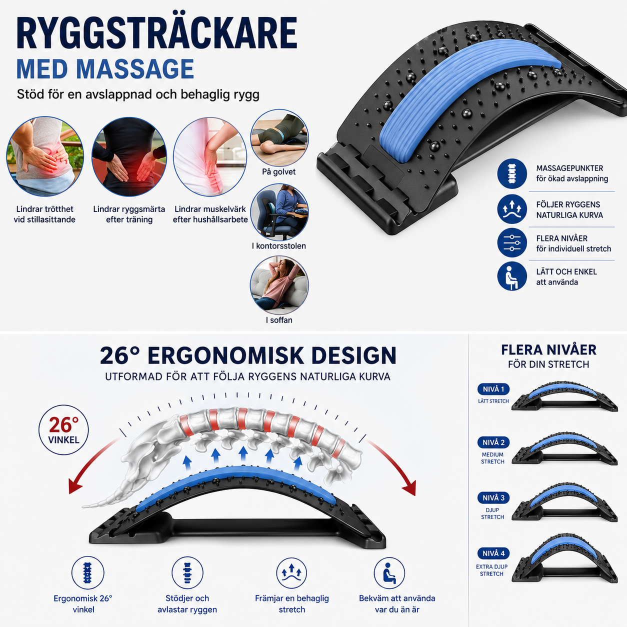 Ryggsträckare – Stretch & Avslappning