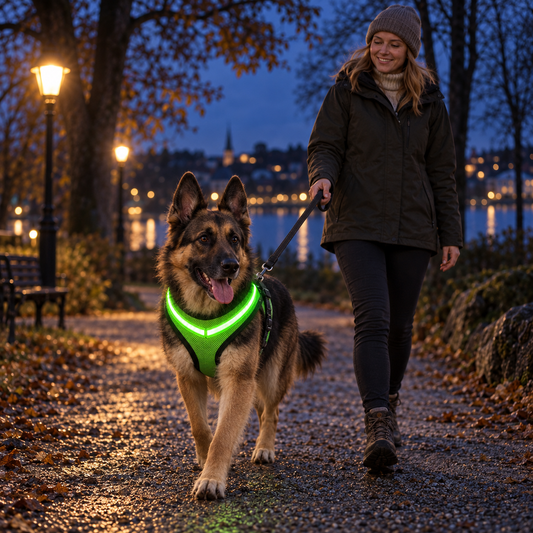 LED-sele med reflexer