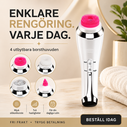 4-i-1 Elektrisk Ansiktsborste