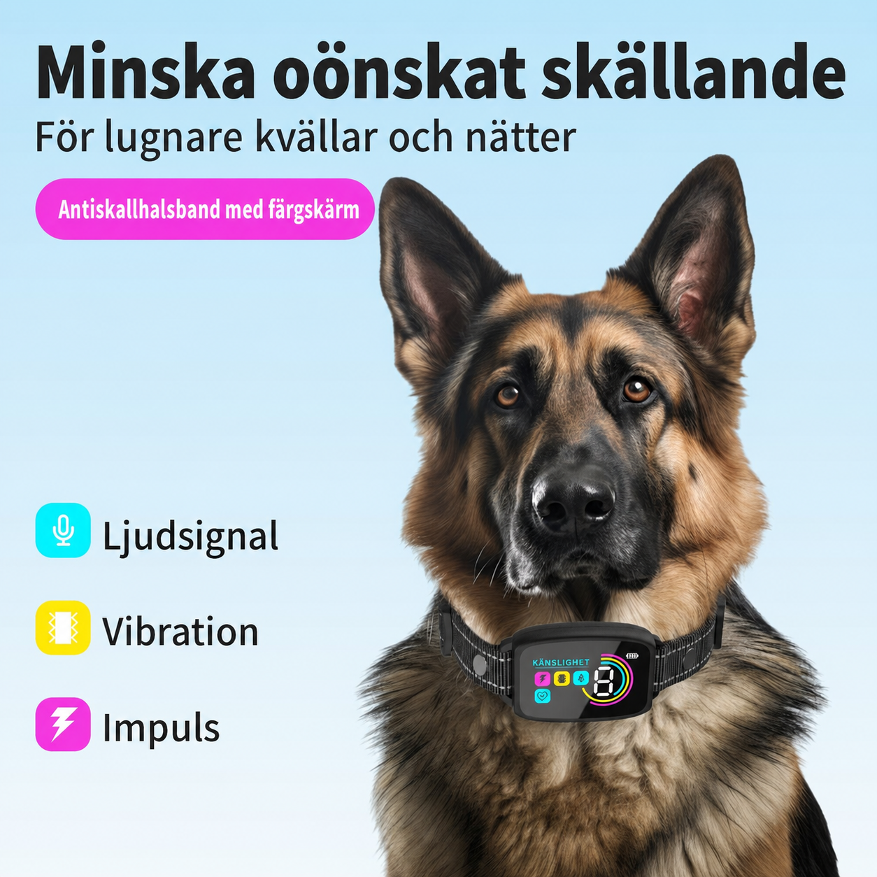 Antiskällhalsband