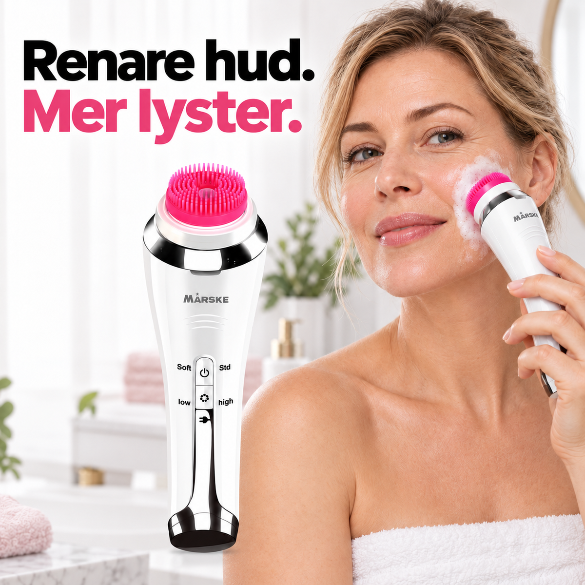 4-i-1 Elektrisk Ansiktsborste