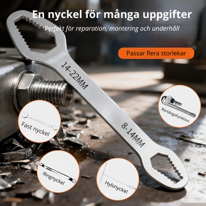 MultiGrip - Universalnyckel 3-Pack