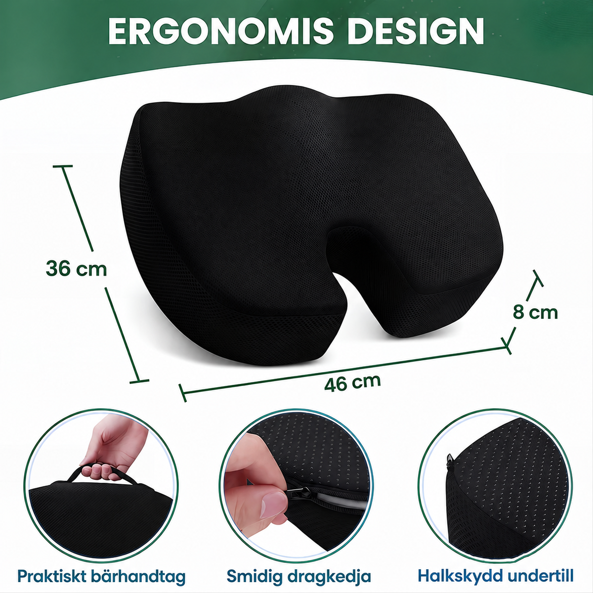 Ergonomisk Gel sittkudde