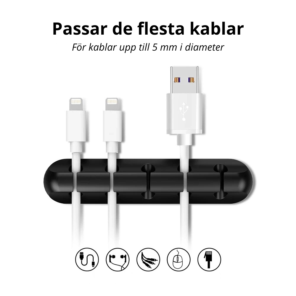 Kabelhållare 5-Pack