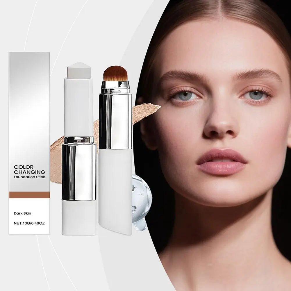 Color-Changing Foundation Stick – Lightweight Moisturizing