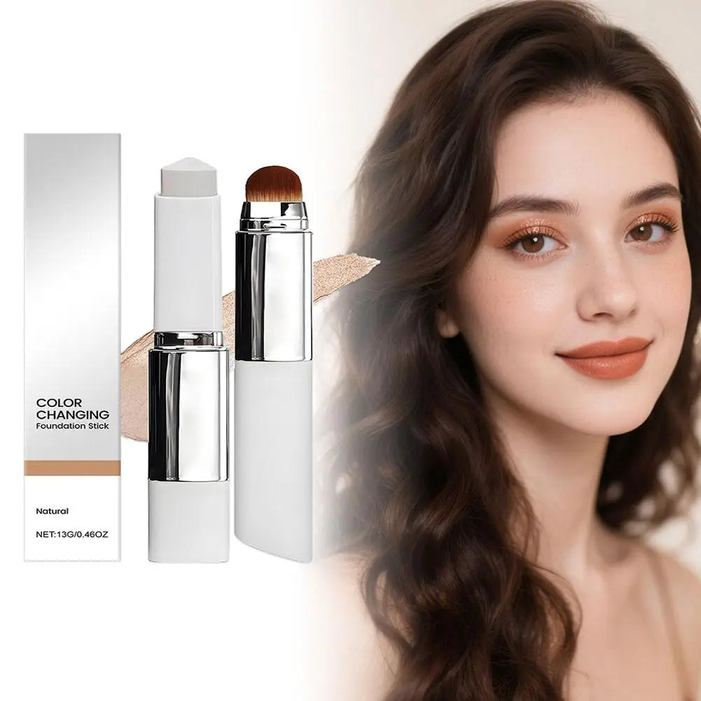 Color-Changing Foundation Stick – Lightweight Moisturizing