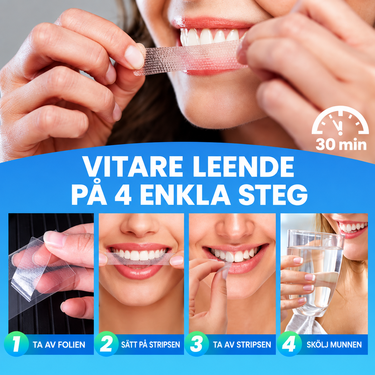 Tandblekningsstrips