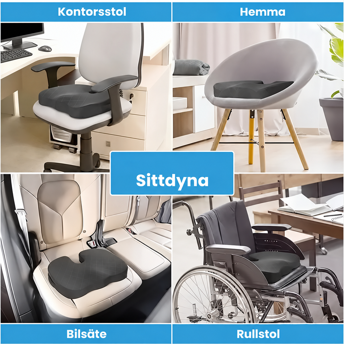 Ergonomisk Gel sittkudde